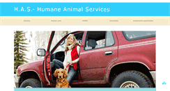 Desktop Screenshot of humaneanimalservices.org